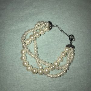 Layered Pearl Bracelet